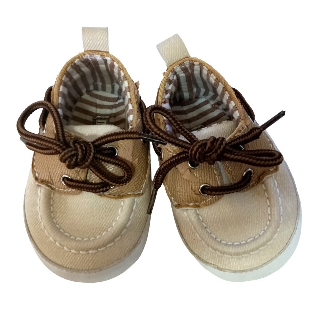 Joseph Allen Boat Shoes Infant ~ Newborn 3-6 Months, pre-owned
